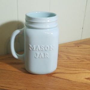 Mason jar mug